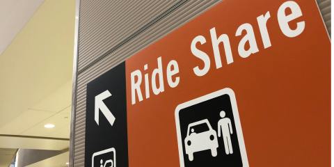 Rideshare sign