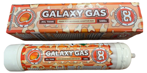 Galaxy Gas with it's colorful packaging