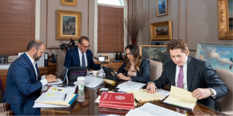Birth Injury attorneys working on a case
